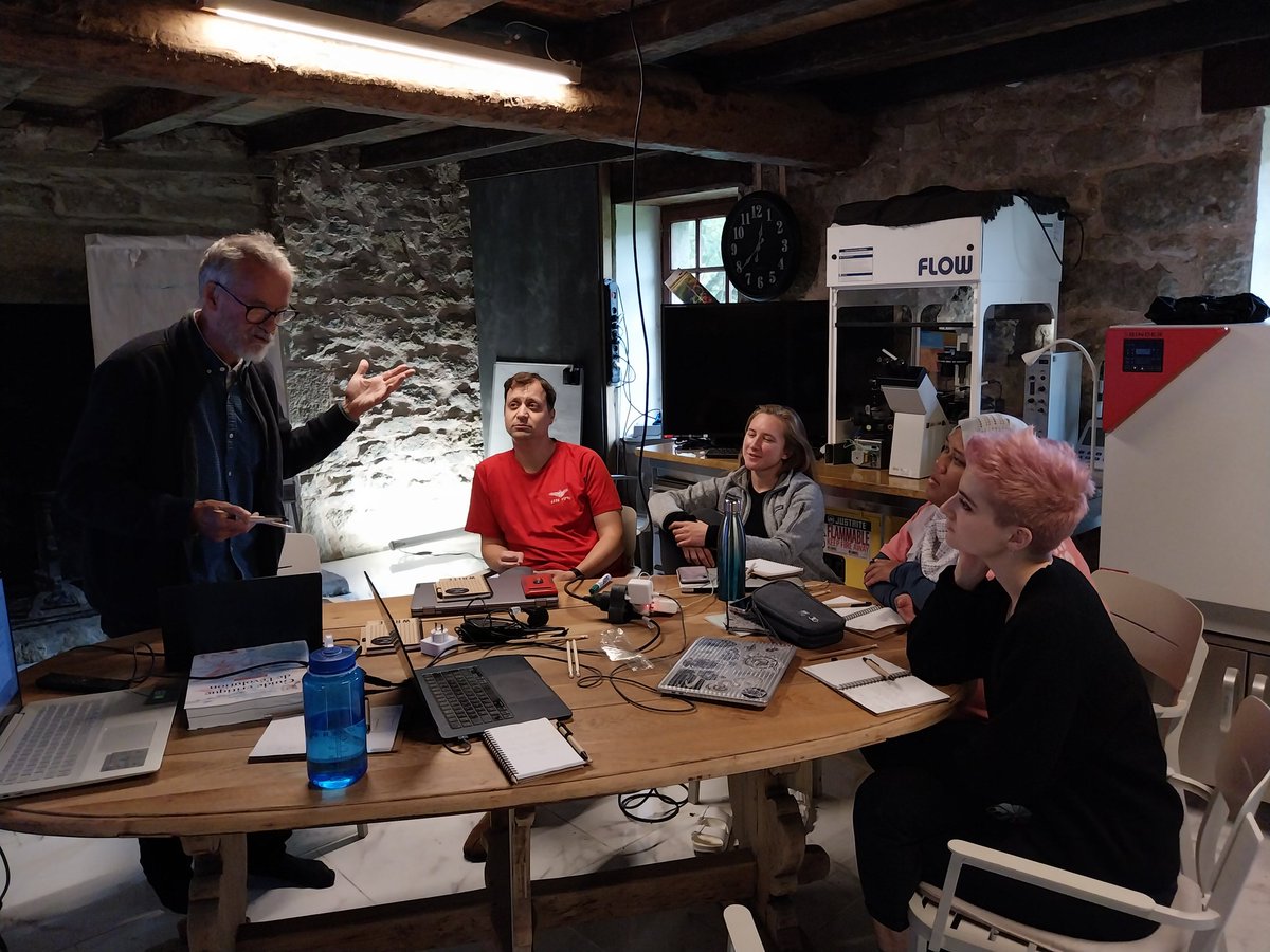 ForFractones's tweet photo. First lab meeting of Szele lab at tjhe society for fractones #fractones https://t.co/1JlRfvIPdJ