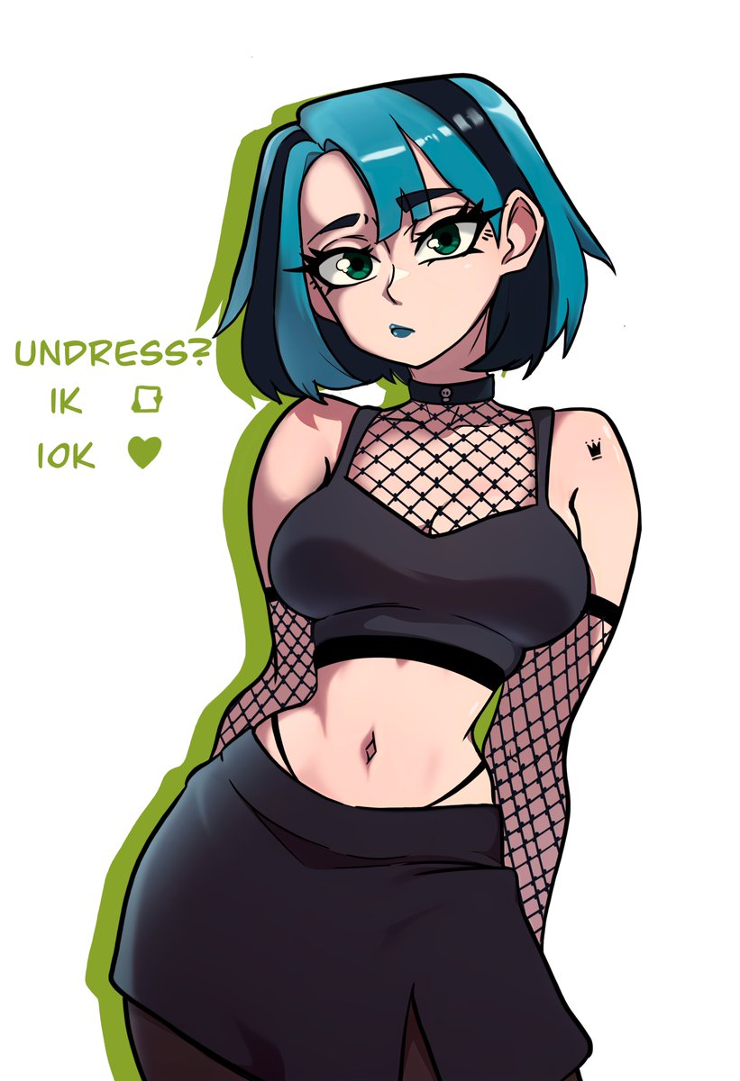Gwen Total Drama Island (she is already goth)