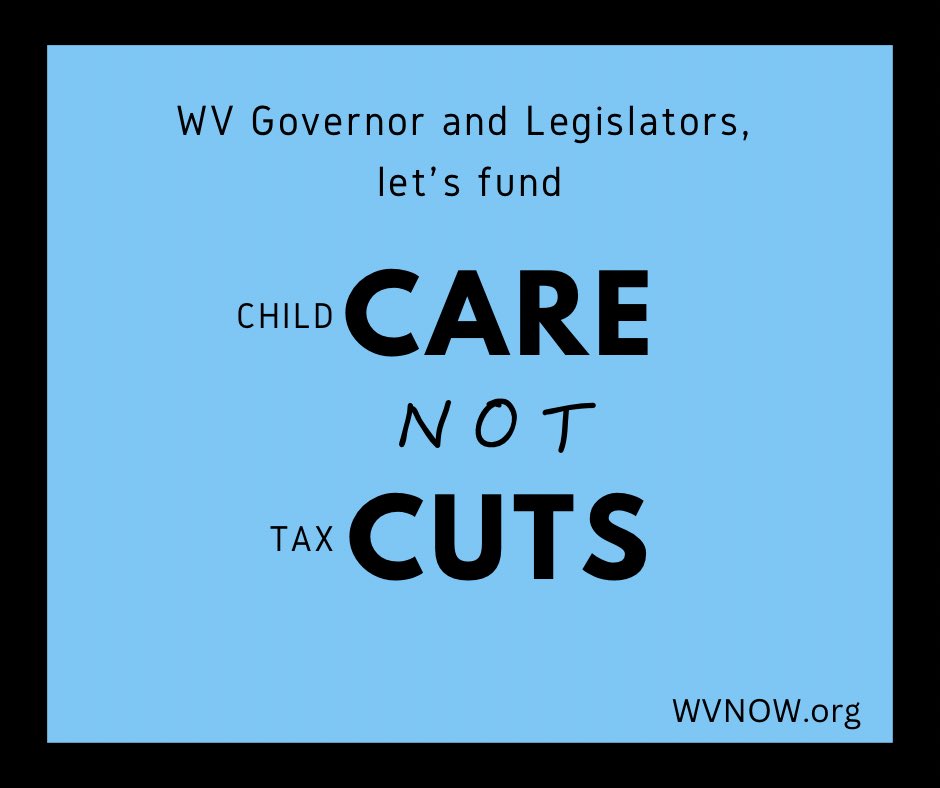 WV_NOW's tweet image. The call is out for the special session and @WVGovernor has only put forth a tax credit for childcare. Childcare providers and families say it’s not enough for an industry in crisis. We need funding to #solvechildcare and we need it now!
