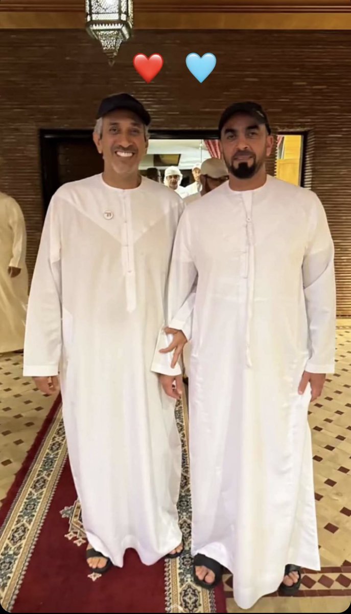 الوحداوي الكبير الشيخ فلاح بن زايد♥️
برفقة الشيخ سيف بن زايد .. الله يحفظهم🙏