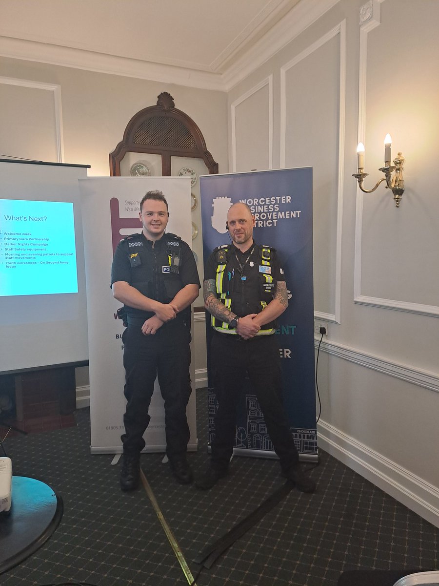Worcester SNTs (@worcestercops) on Twitter photo Earlier this month, PC 22674 PRICE attended a meeting with <a href="/WorcesterBID/">Worcester BID</a> and city centre retailers. #RetailCrime #PolicingPromise Earlier this month, PC 22674 PRICE attended a meeting with <a href="/WorcesterBID/">Worcester BID</a> and city centre retailers. #RetailCrime #PolicingPromise