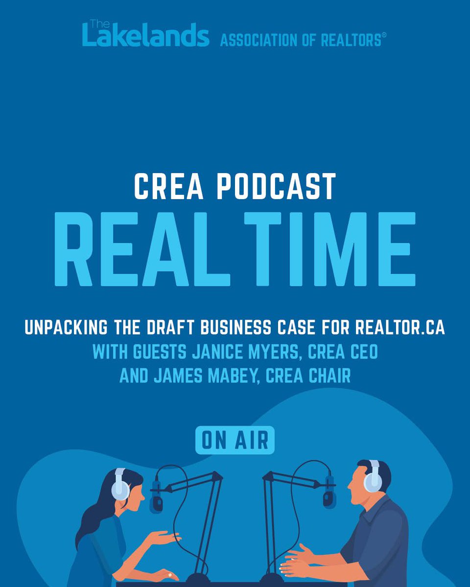 Lakelands is proud to share REAL TIME, the podcast for REALTORS®, brought to you by the CREA.

🎧 REAL TIME:  youtube.com/watch?v=I56z8C…

#HireALocalRealtor #realtors #muskoka #realestate #realtorlife #ontariorealestate #realtorsofig #realestateblog #professionaldevelopment