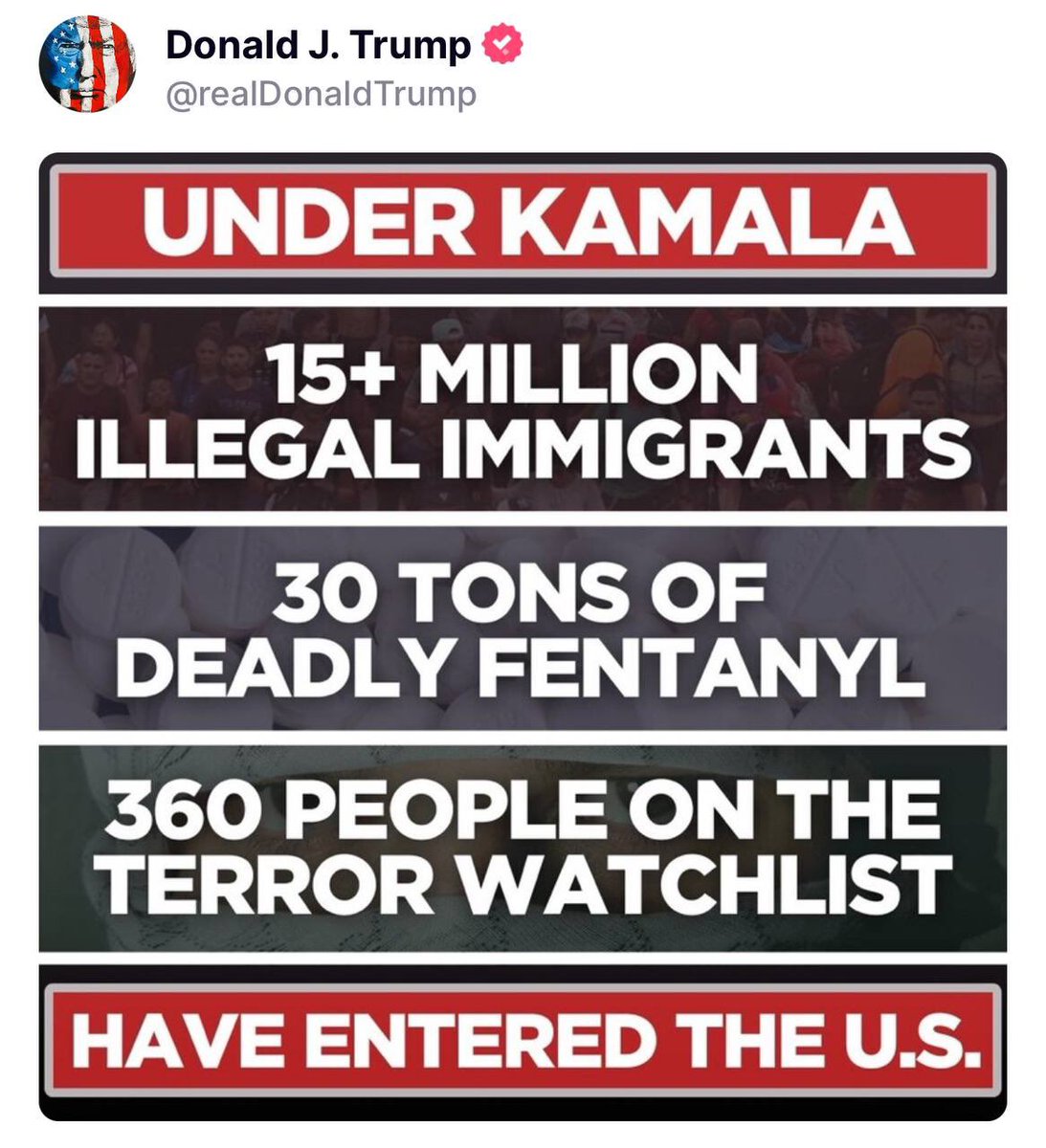 <a href="/MattWallace888/">Matt Wallace</a> Open borders, no leadership, division of America what could possibly go wrong?
