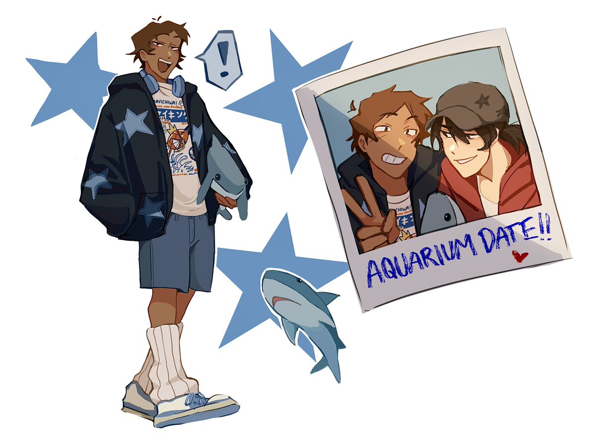 Aquarium date!! #voltron #lance #klance