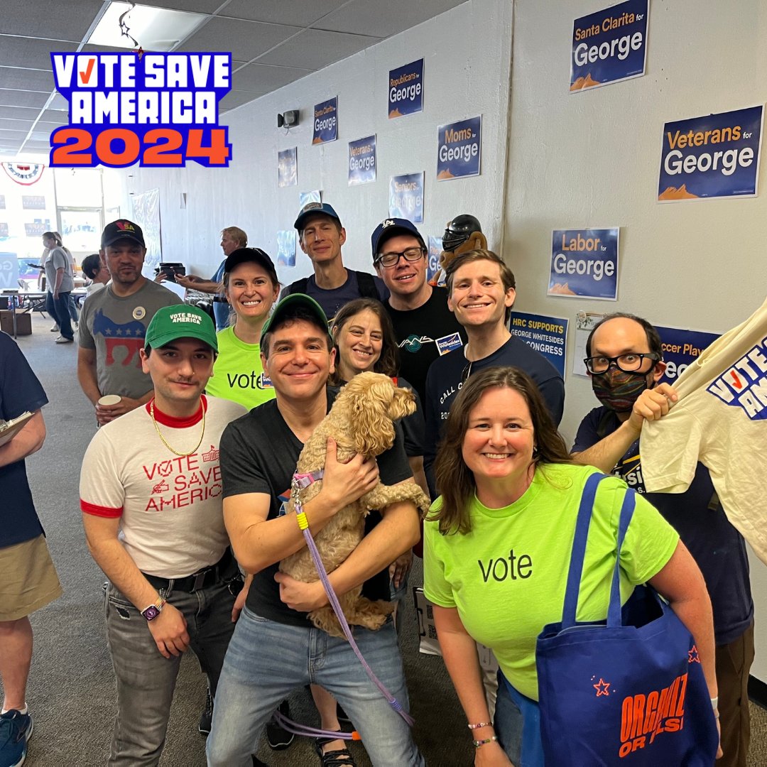 votesaveamerica's tweet photo. Strengthening Democracy 🤝 Canvassing 🤝 Having fun
Join us: https://t.co/GVtb5OpmxL
#OrganizeOrElse #VoteSaveAmerica https://t.co/17Dmk1k8ZA