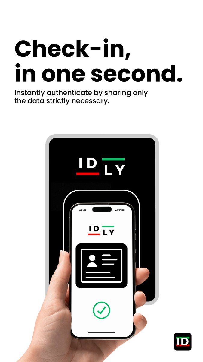 idlyplatform's tweet image. Here’s your fast-track to a seamless check-in experience. Whether at airports or hotels, skip the hassle and get verified instantly with IDLY. #FastCheckIn #IDLY