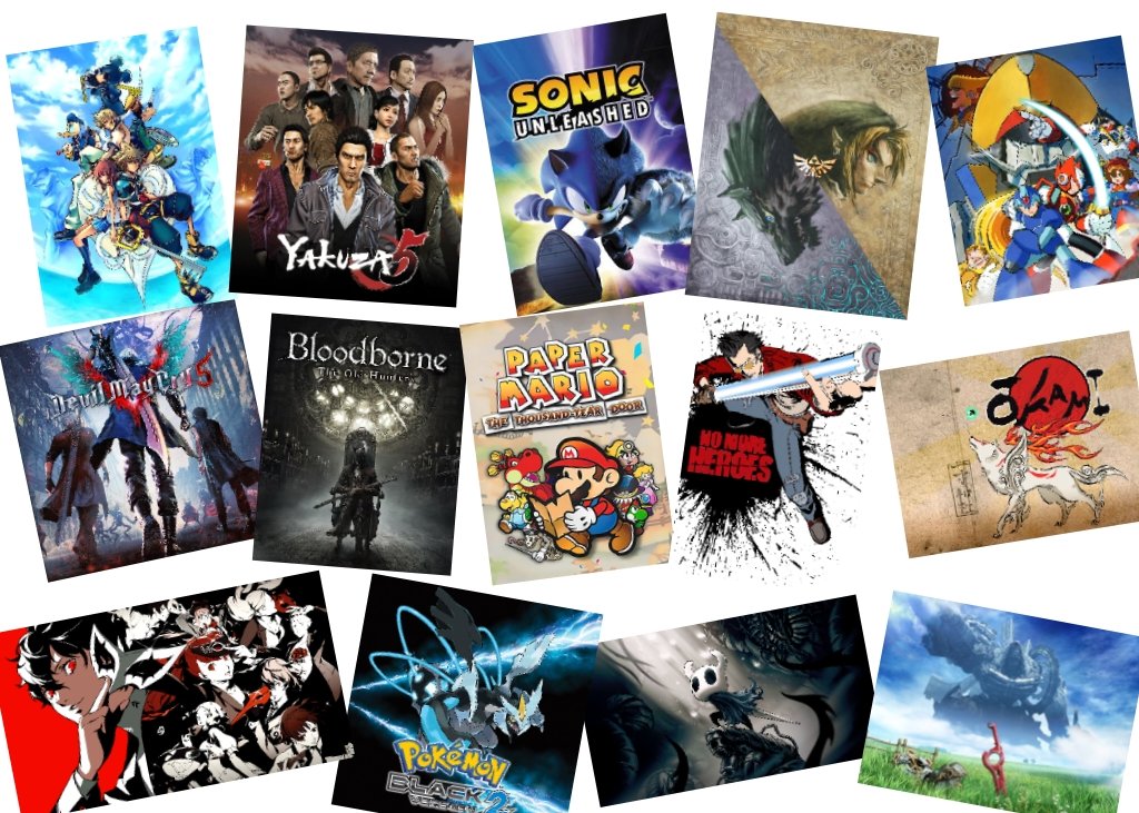 GurrenIsPeak3's tweet image. Some games that i love a lot📌
