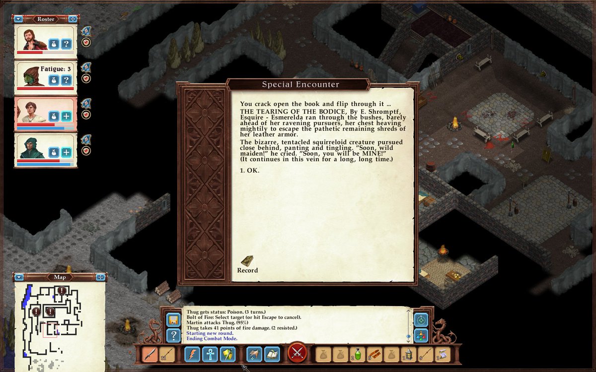 If anyone is still on the fence about the Avernum 4 kickstarter, here is some 👌 writing from Avernum 3 :D