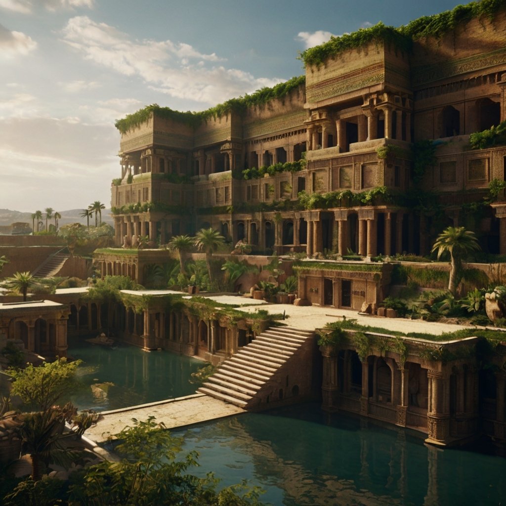 RocketMeUpArt's tweet photo. 📜 The Babylonians gave us Hammurabi's Code, the legendary Hanging Gardens, and groundbreaking advancements in astronomy and mathematics. Their legacy continues to shape our world today.

Art by @RocketMeUp 🚀

#Babylon #HammurabisCode #HangingGardens #Astronomy #AI #DigitalArt https://t.co/CAgEP58aUn