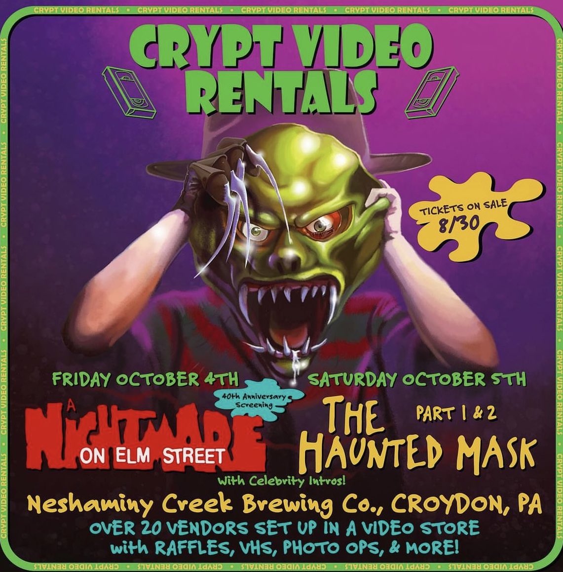 Epic Film Guys ® (@epicfilmguys) on Twitter photo Next Saturday! I’m excited to announce that I’ll be hosting a screening of Goosebumps: The Haunted Mask 1 & 2 <a href="/NCBCBeer/">Neshaminy Creek Brewing Co</a> in Croydon PA. Lots of amazing vendors and creatives will be there. Come have a spooky good time! Next Saturday! I’m excited to announce that I’ll be hosting a screening of Goosebumps: The Haunted Mask 1 & 2 <a href="/NCBCBeer/">Neshaminy Creek Brewing Co</a> in Croydon PA. Lots of amazing vendors and creatives will be there. Come have a spooky good time!