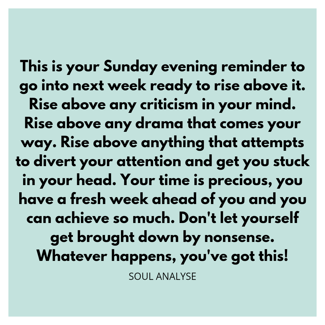 Your Sunday evening reminder ❤️