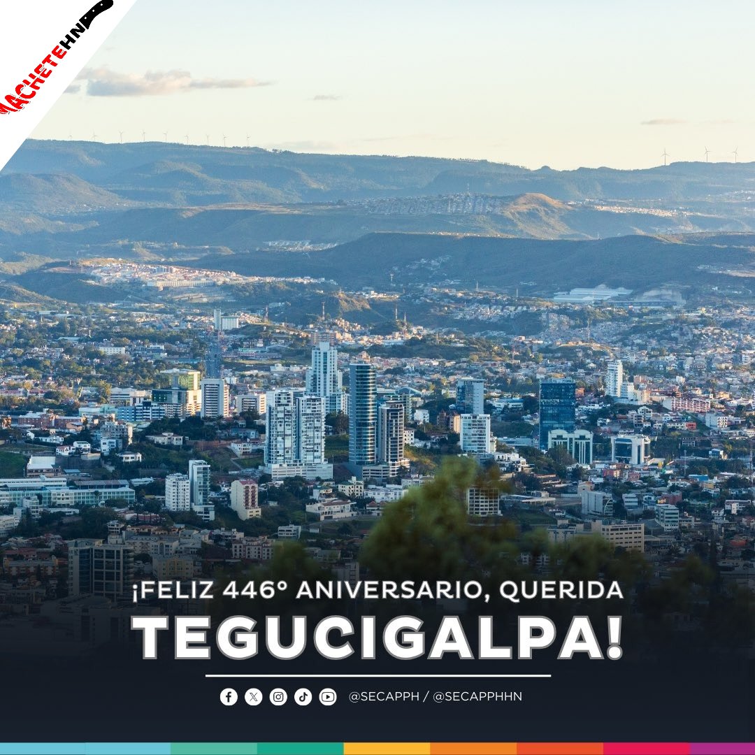 machetehn2009's tweet image. 📅 ¡Hoy conmemoramos un día histórico!

Un 29 de septiembre de 1578 se fundó Tegucigalpa, conocida entonces como Real de Minas de la Villa de San Miguel de Heredia. 

Lo que comenzó como un pequeño asentamiento minero, hoy es nuestra vibrante capital. 

#SECAPPH #Tegucigalpa