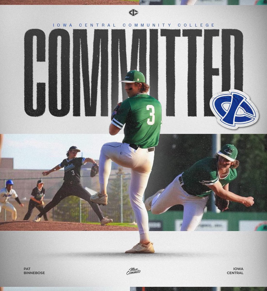 First off I would like to thank God for guiding me onto this path and putting my trust in him. I would like to thank my coaches, family, and friends for helping me and pushing me to be the best I can. I am exited to announce that I will committing to Iowa Central #RTR