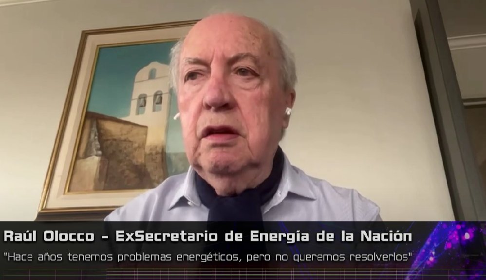 🗣️ Raúl Olocco, ex Secretario de Energía de la Nación, advierte: "La situación energética en Argentina no es nueva; falta voluntad política y decisiones claras" ⚡🇦🇷 
💻ruedadeprensa.com.ar/2024/09/29/el-…

#Energía #Argentina