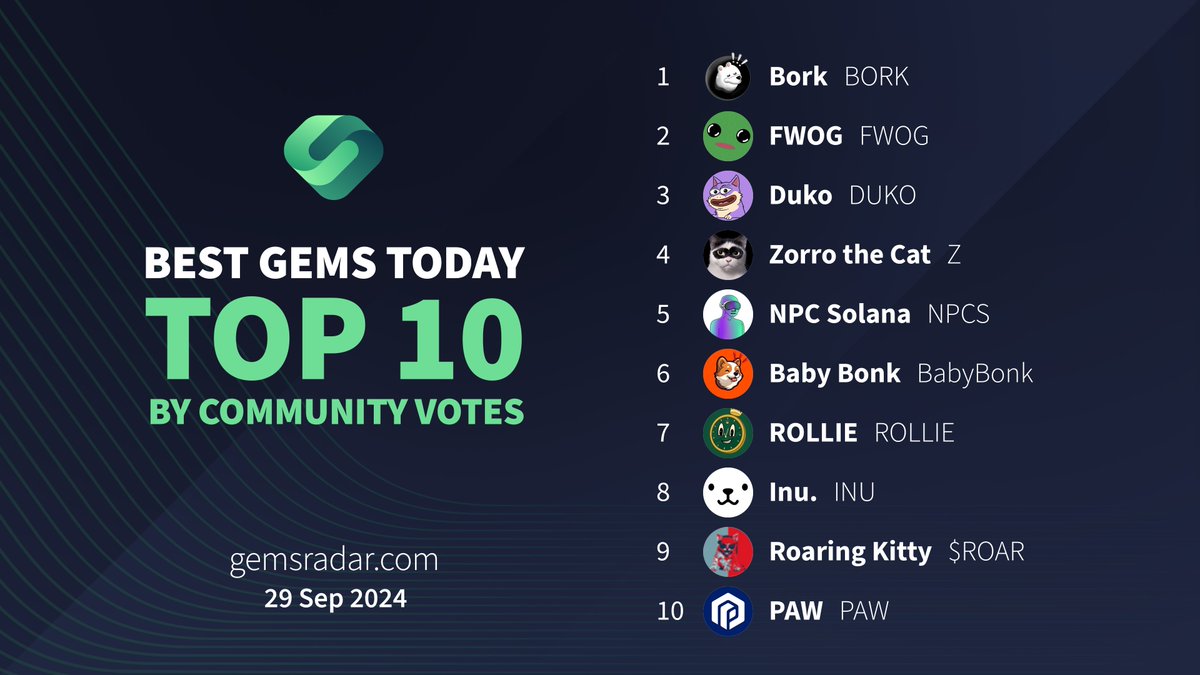 Gems Radar tweet media