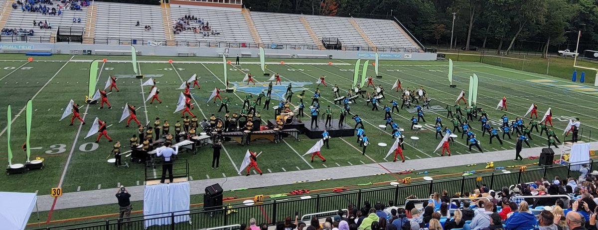 Mineola Marching Band had a big weekend with a double competition. Today, they jumped even higher with a score of 84. #mineolaproud. Hard work and refinement equals results. <a href="/MineolaUFSD/">Mineola UFSD</a> <a href="/mineolahs/">Mineola High School</a>