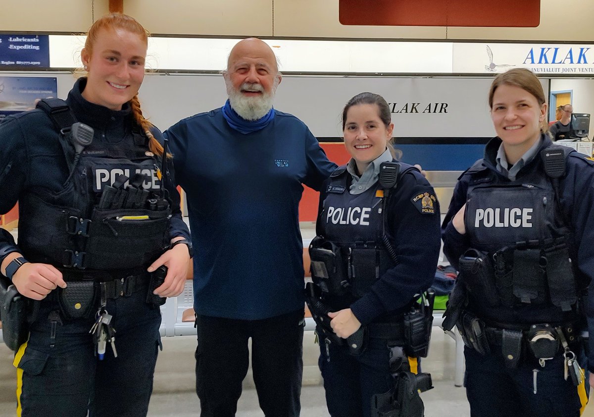 I love my Royal Canadian Mounted Police. They closely monitored my Northwest Passage expedition. Photo from Inuvik, Northwest Territories, Canada.
<a href="/RCMPNT/">RCMP Northwest Territories</a>