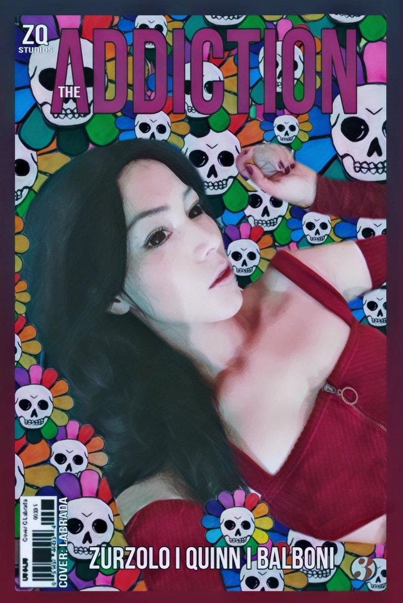 Gooooooood morning, happy Sunday to everyone, Niki Tino is in the house 🫴🏼💊

The cover of <a href="/ArtbyLabrada/">Art of Andres Labrada</a> is finished 🫡
Remember that you can now pre-order the third edition of The Addiction at your favorite comic book stores.

#fanart #comicbooks
(Original cover in comment)