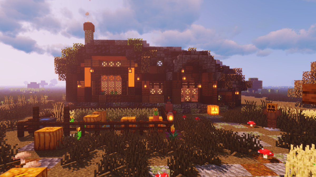 Astral_Fey's tweet photo. getting back into the autumn mood with this little cottage! 

#minecraft #Minecraftbuilds #minecraftinspo https://t.co/t6sMvWMWbs