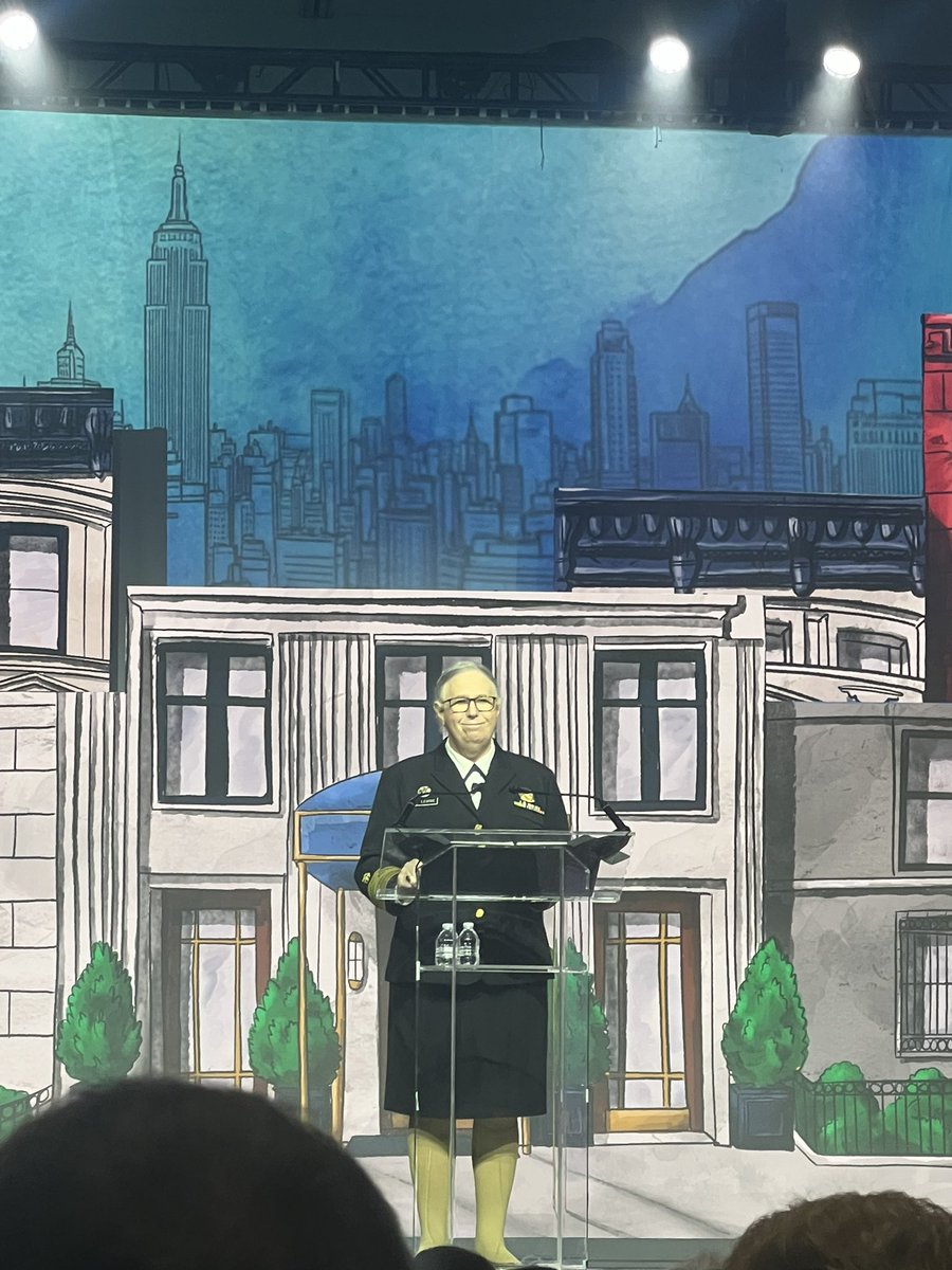 “I have no room in my heart for hatred or discrimination. And I have no time for intolerance.” 
—Admiral Levine
Same. 
#AAP2024