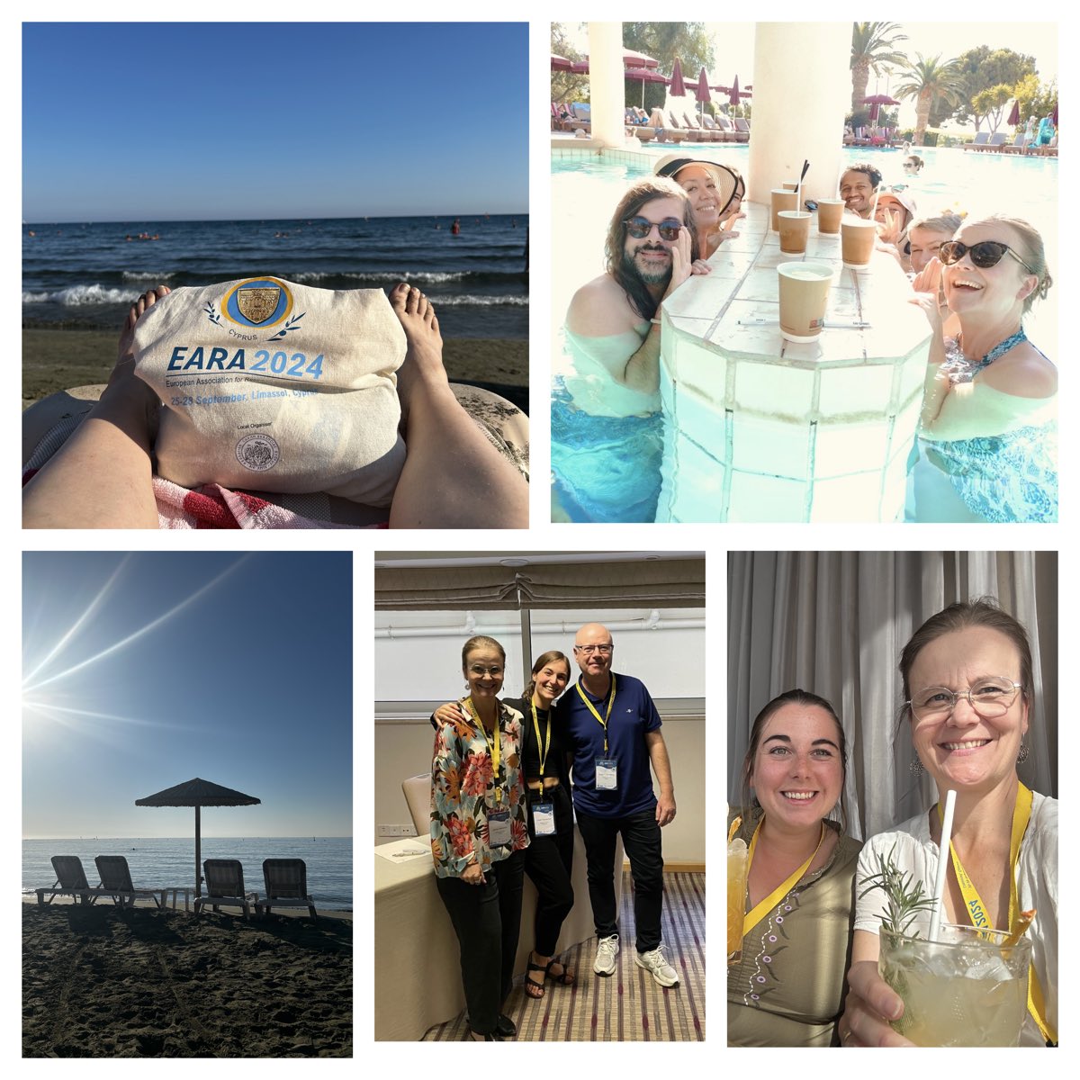 Science is fun 🥳 This time attending #EARA2024 in Cyprus! Excellent scientific program, brilliant location, meeting friends and making new ones! Feeling thankful!