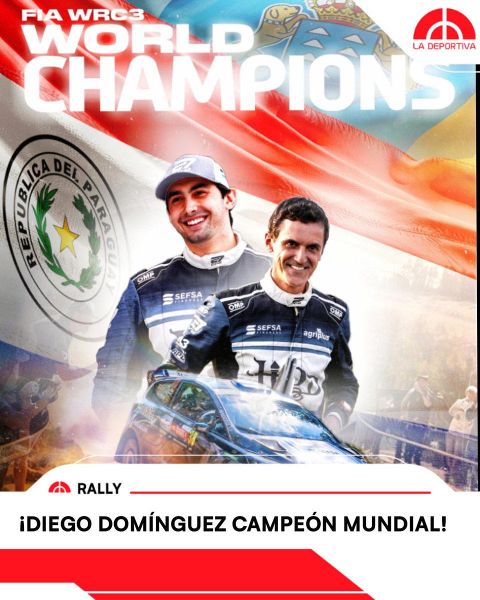 "Con un extraordinario despliegue de talento, juventud y disciplina, Diego Domínguez Bejarano ha tocado el cielo con sus manos, elevando la bandera paraguaya ante el mundo con un campeonato histórico que marca el inicio de una nueva era.

 ¡Finalmente lo logramos!"