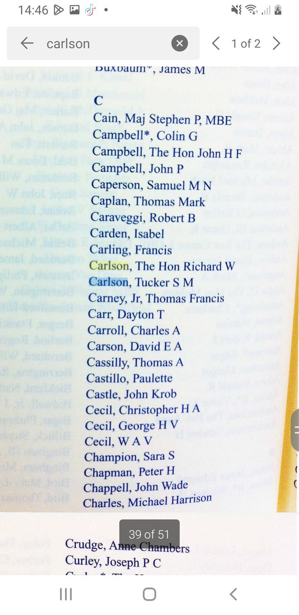 Golden_nuggiez's tweet image. Tucker Carlson has been a member of the Pilgrims Society since at least 2002.
The Pilgrims Society is very high up in the apparatus of the establishment.
It is tied at the hip with the Rhodes-Milner society which birthed the globalism that Tucker ostensibly fights against.