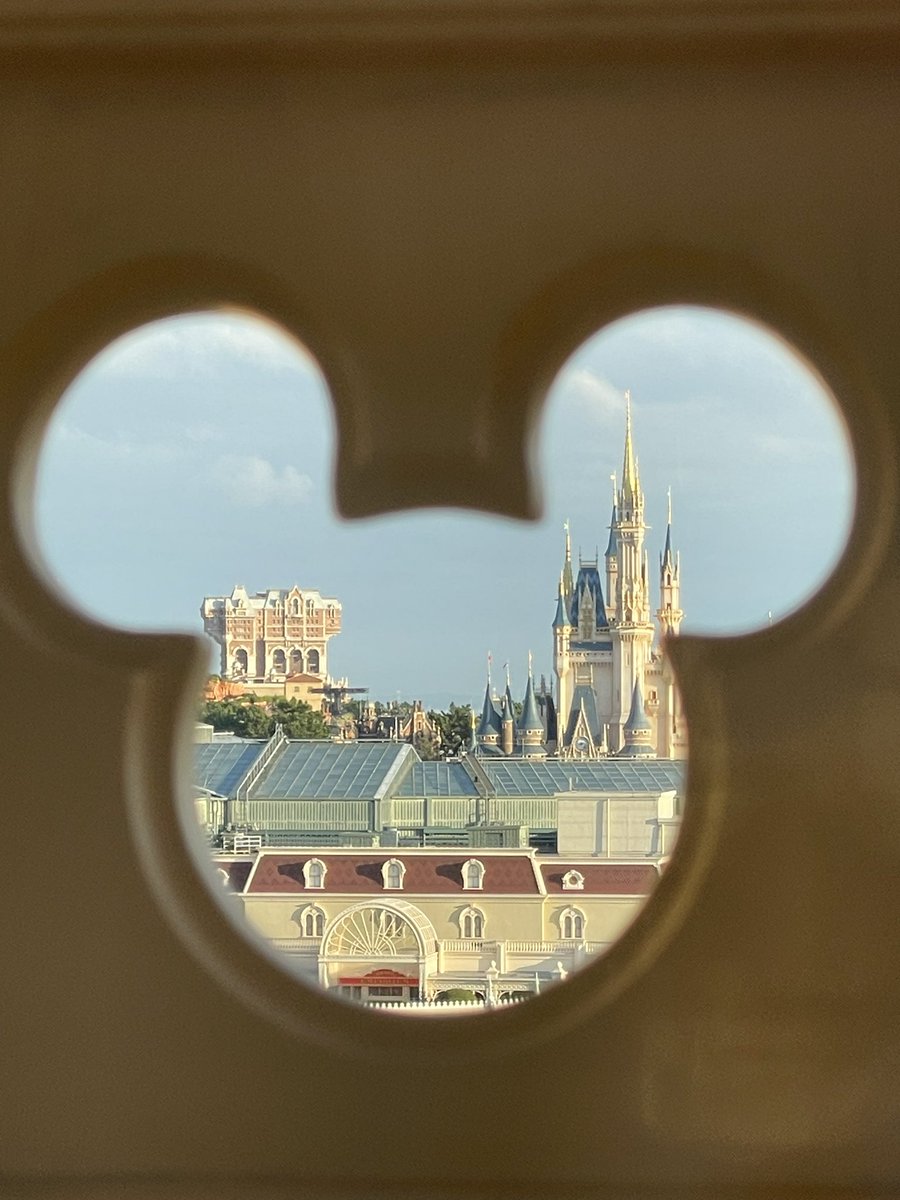 AdamParnell's tweet photo. The most perfect hotel room views 🥰 

#tokyodisney #tokyodisneyland #tdl #japan #tokyo #tokyodisneylandhotel #disneylandhotel #disney #disneyland https://t.co/rk4P7MaAnQ