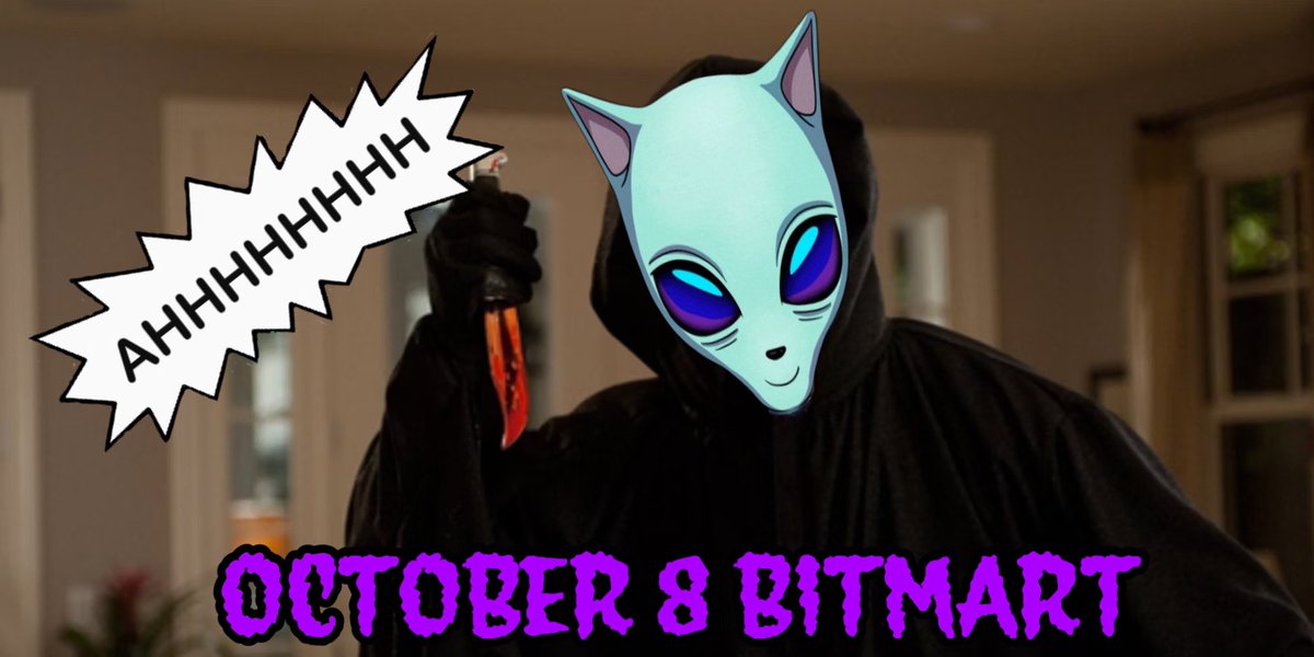 BlvckAlienn's tweet photo. This October everything rises, celebrate this halloween month dressed up as an Alien 👽 @BitMartExchange october 8 
@VenkoCoin New social media and app about to be launched #octobercrypto #Venko #memecoin #memecoinoctober #bitmart #coinmarketcap #alien #alienfiles #trading https://t.co/3ZepWKjSDi