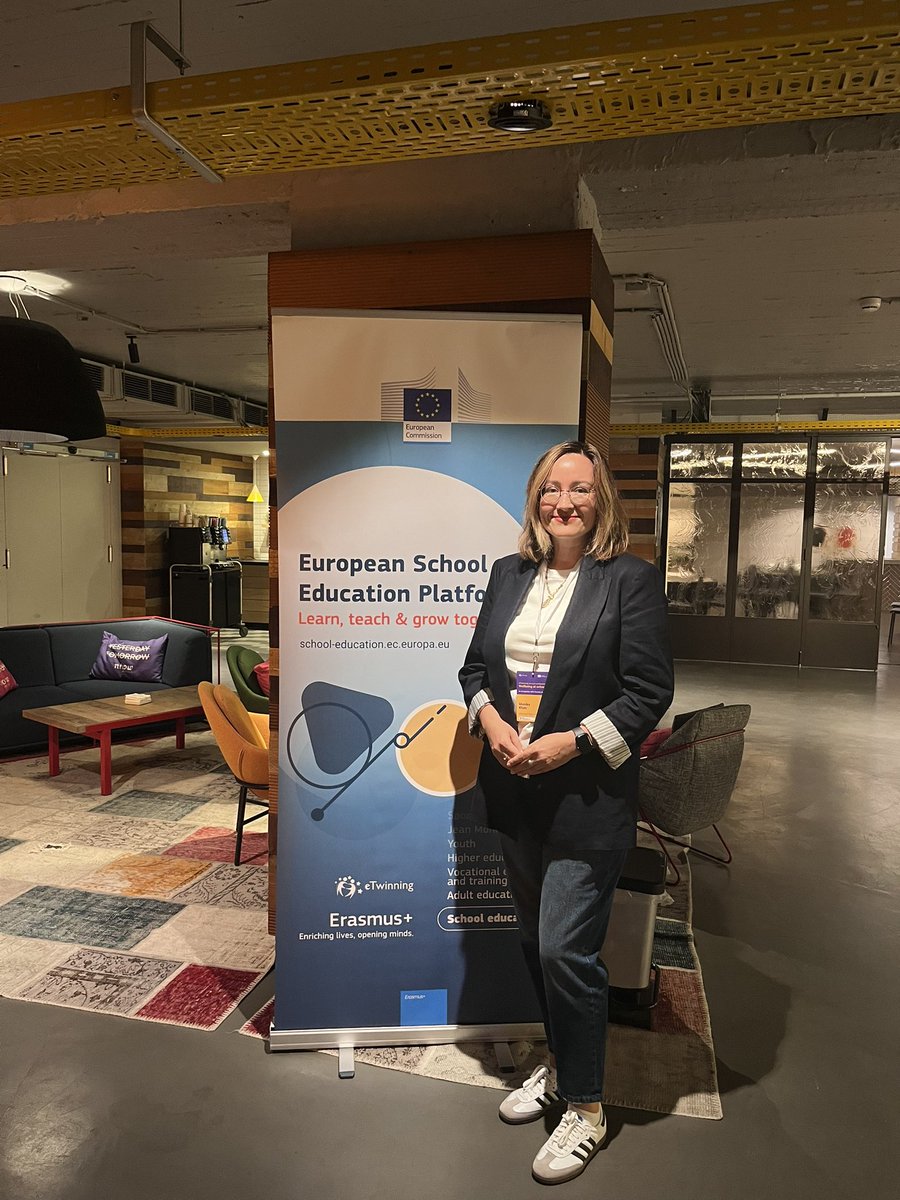 ✨Monika Khan✨ (@monikakhanedu) on Twitter photo It’s been an honour to represent <a href="/eTwinningPolska/">eTwinning Polska</a> during the annual <a href="/eTwinningEurope/">eTwinningEurope</a> conference in Brussels and run a workshop for a group of around 40 participants.
This year’s event concluded 12 months of activities centered around the topic of wellbeing at school. It’s been an honour to represent <a href="/eTwinningPolska/">eTwinning Polska</a> during the annual <a href="/eTwinningEurope/">eTwinningEurope</a> conference in Brussels and run a workshop for a group of around 40 participants.
This year’s event concluded 12 months of activities centered around the topic of wellbeing at school.