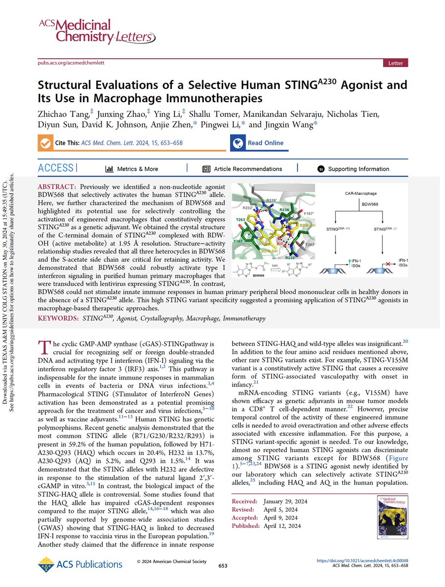 Still working on STING!