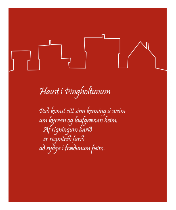 Póstkort frá Reykjavík