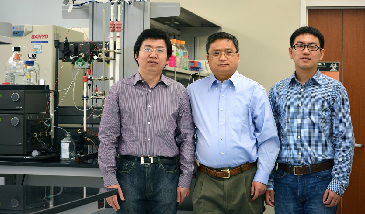 A lab picture after we published the cGAS structure