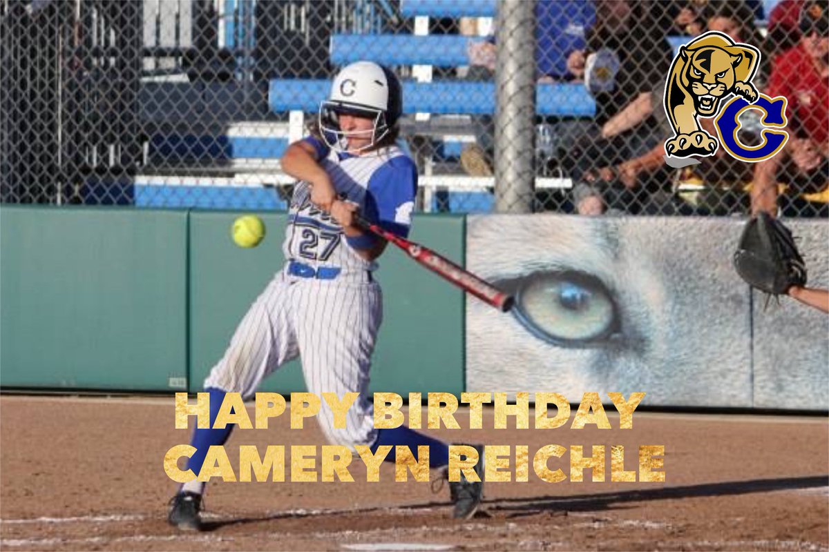 Happy birthday to former Cougar, Cameryn Reichle. Cameryn could do anything on the field and combined her competitiveness made her one of the best to ever do it. Cameryn’s 54 RBIs is still best all-time for a season at Clovis High. Have a great day Cam!!