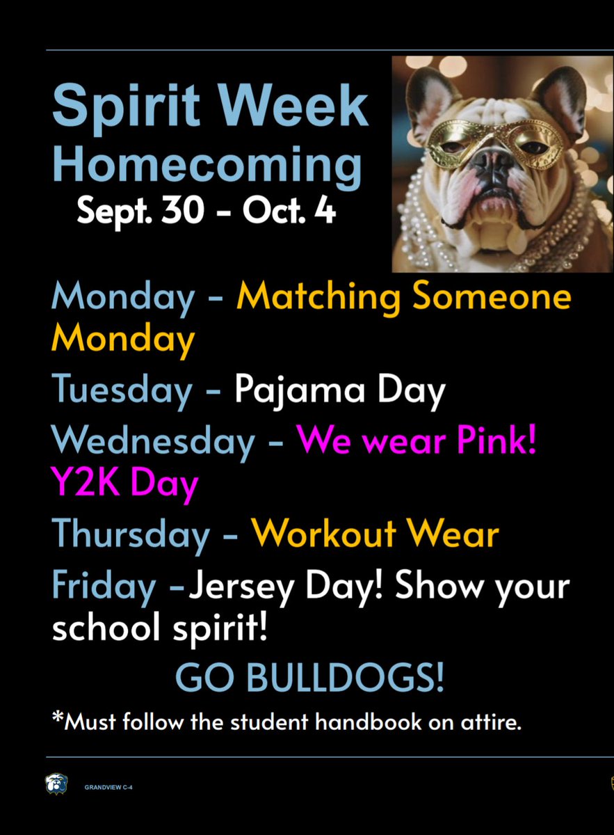 CheerGrandview's tweet photo. Do you have your outfits ready?! 💙💛🩵 https://t.co/DcNAh4VTbr