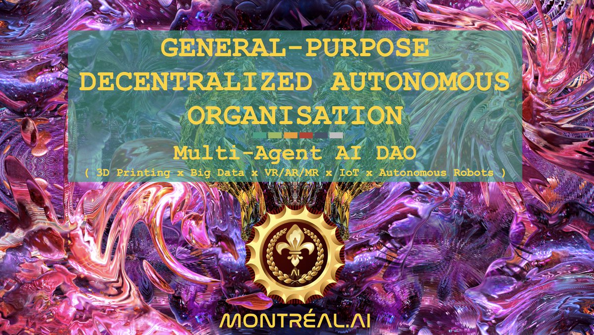 Quebec_AI's tweet photo. [ PRIOR ART 🏆✨ ]

“The AI NFT Genesis &amp; Beyond”

In the realm of #AGI and #Blockchain, innovation speaks louder than threats!

Proud to have shared the AI DAO vision at a public event back in 2017 (!) 👾👾👾.

Link: https://t.co/6jx5DbstWf

#AI #OpenAIGym #NFT https://t.co/36OnV9jYWB