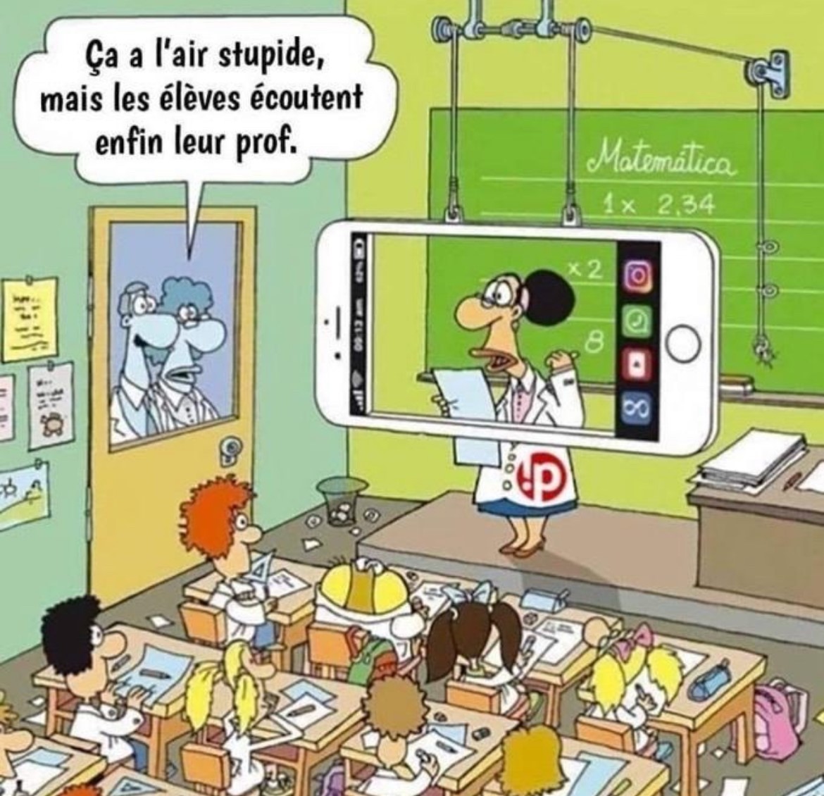 Pour terminer le week-end avec le sourire...
#jamaissansmonecran