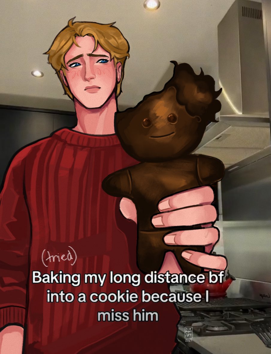 he burnt that cookie so effing bad (who let henry bake)