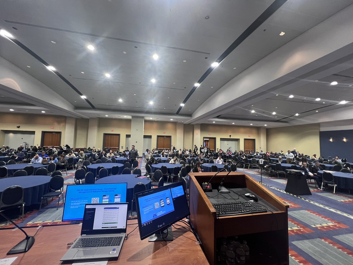 Back for the last leg of the PRO sessions - H&amp;N toxicity prevention and radiopharm in the community setting #ASTRO2024 <a href="/ShaunaRadOnc/">Shauna Campbell, DO</a>