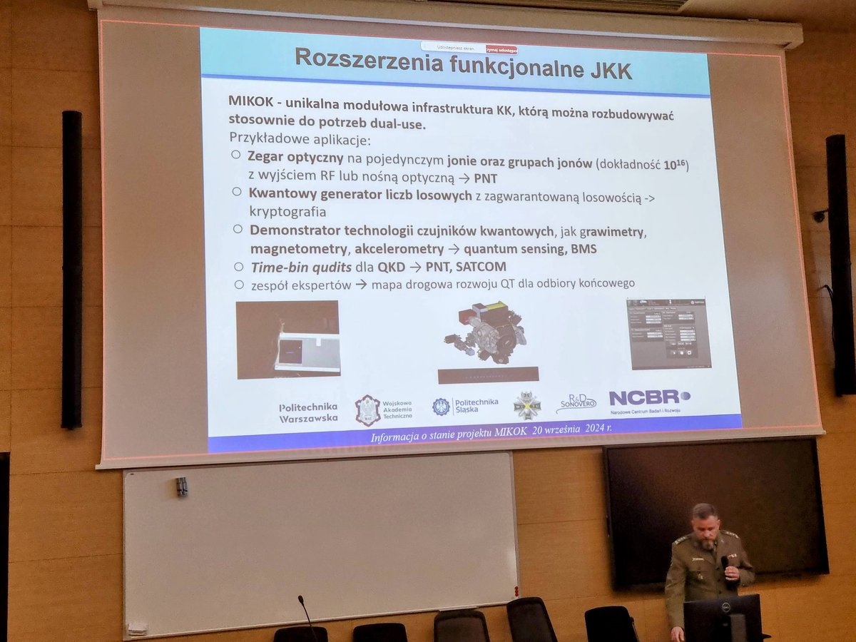 🎉Quantum B. CEO Dr. Mirek Sopek Moderates Debates at Military University of Technology Event on Quantum Technologies and Security ⚛

Read More: quantumblockchains.io/quantum-b-ceo-…

#QuantumComputing  #MilitaryTechnology #CyberSecurity