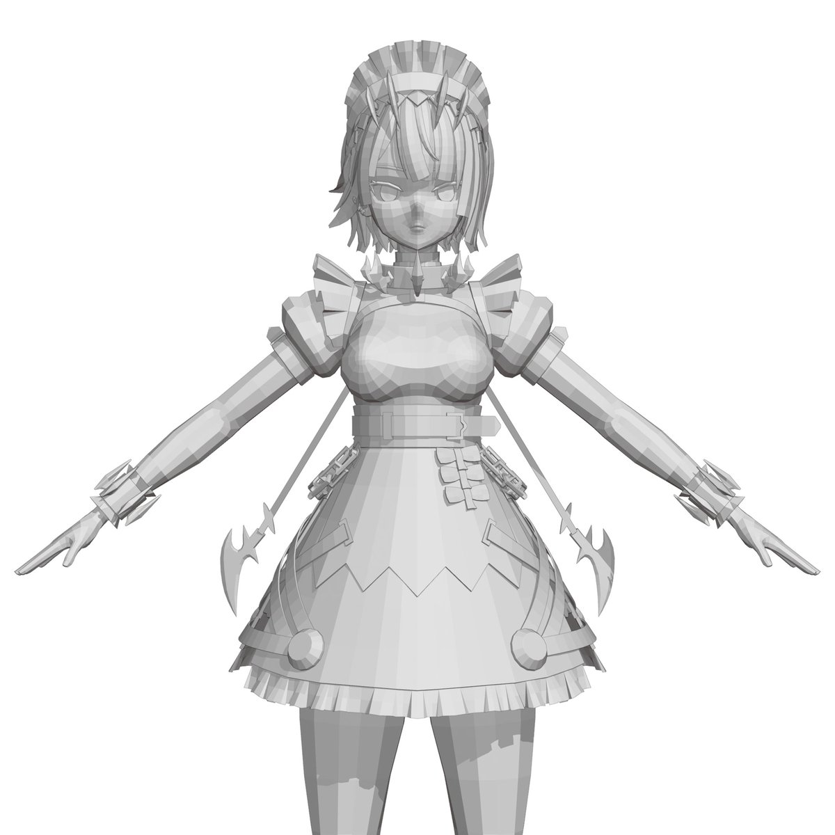MgrShion's tweet photo. Blender | Ellen Joy Fanart - WIP
#b3d #blender3d #3dmodeling #charactermodeling #game #ZZZ #EllenJoe #fanart #zzzfanart https://t.co/x3WSkgzBqW