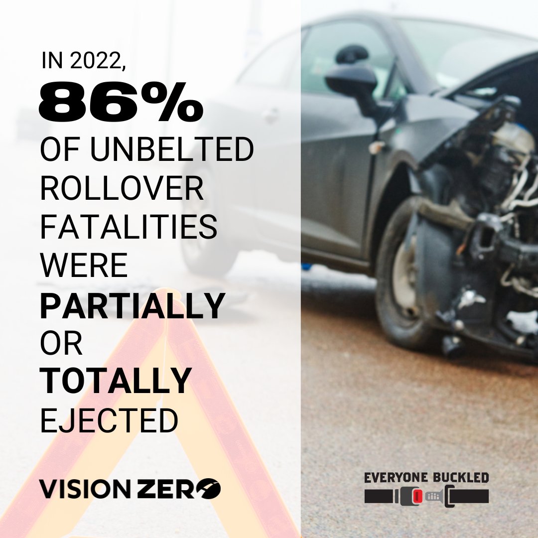Seat belts are the single most effective safety device to prevent death and injury in a motor vehicle crash. Keep yourself safe and always buckle up. 🚙 #SeatBeltsSaveLives