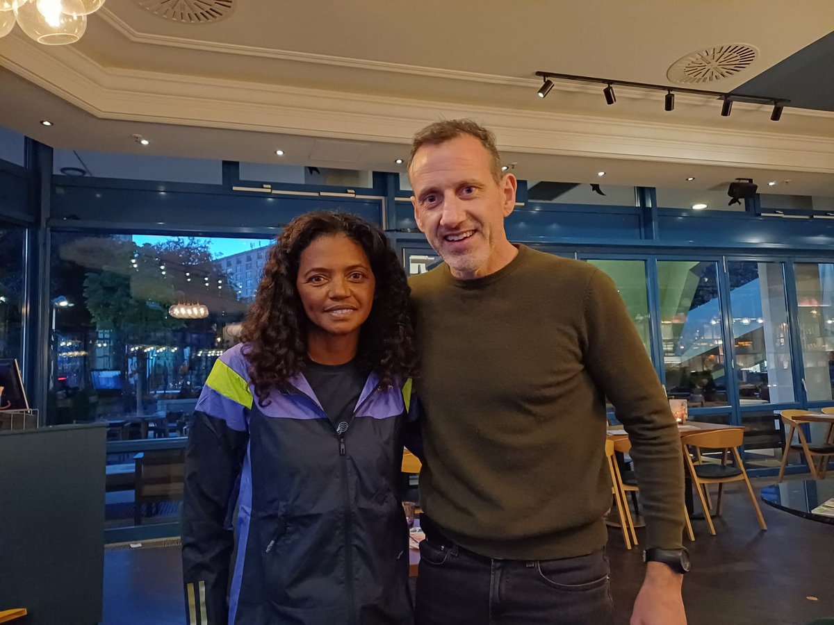 nbharriers's tweet image. Masters Martin Muldoon (M50) 
@MartinMuldoon1 and Elisoa Crawford (F50) set new personal bests today at the Berlin Marathon.
🔥🔥🔥🔥🔥