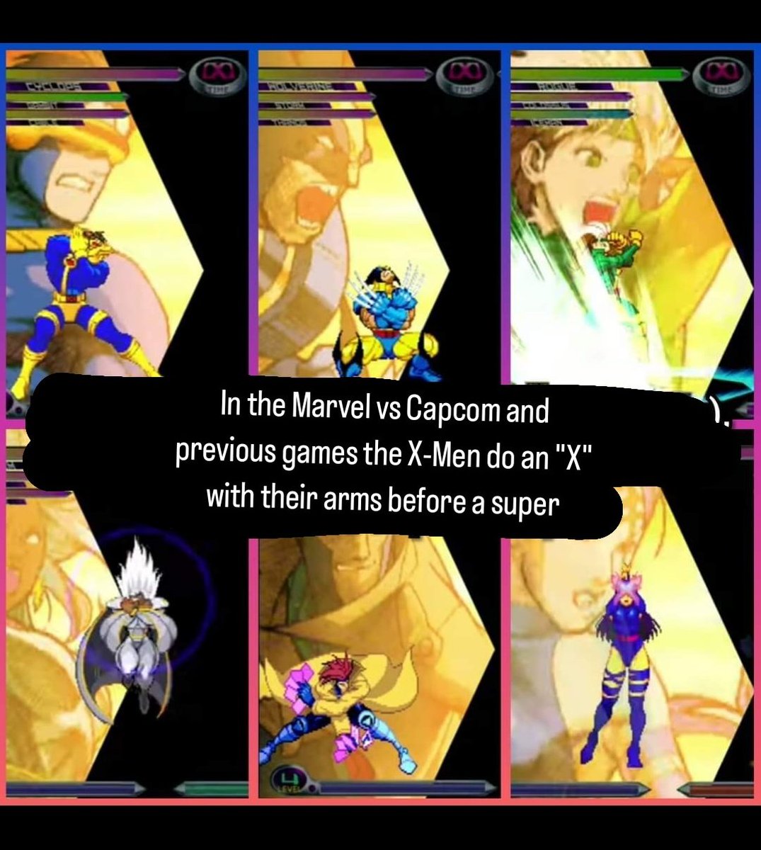 ChrisFCB_'s tweet photo. @marvelvscapcom Capcom devs are the biggest Marvel fans, especially X-Men. https://t.co/F5uN0usdZ0