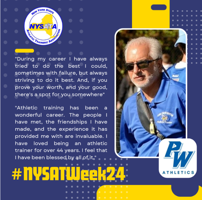 GO_NYSATA's tweet photo. Finishing out #NYSATWeek24 strong ๐ช
Join us in congratulating #AthleticTrainerLegend Rick Zappala for his induction into @PortWashAD Hall of Fame ๐
Press Release: https://t.co/6z40K0RXzX ๐ฐ
@GO_NYSATA @NYSATA_Region2 @natad2 @NATA1950
#ATAppreciation #SportsHealthHeroes ๐คฉ https://t.co/eZ1xMGe1of