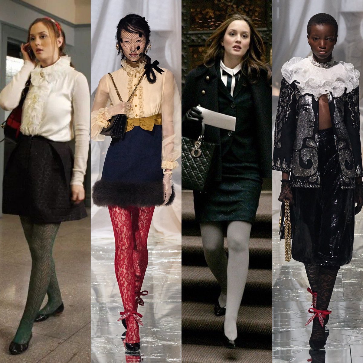 Late 30s Blair Waldorf would love Valentino ss25 by Alessandro Michele