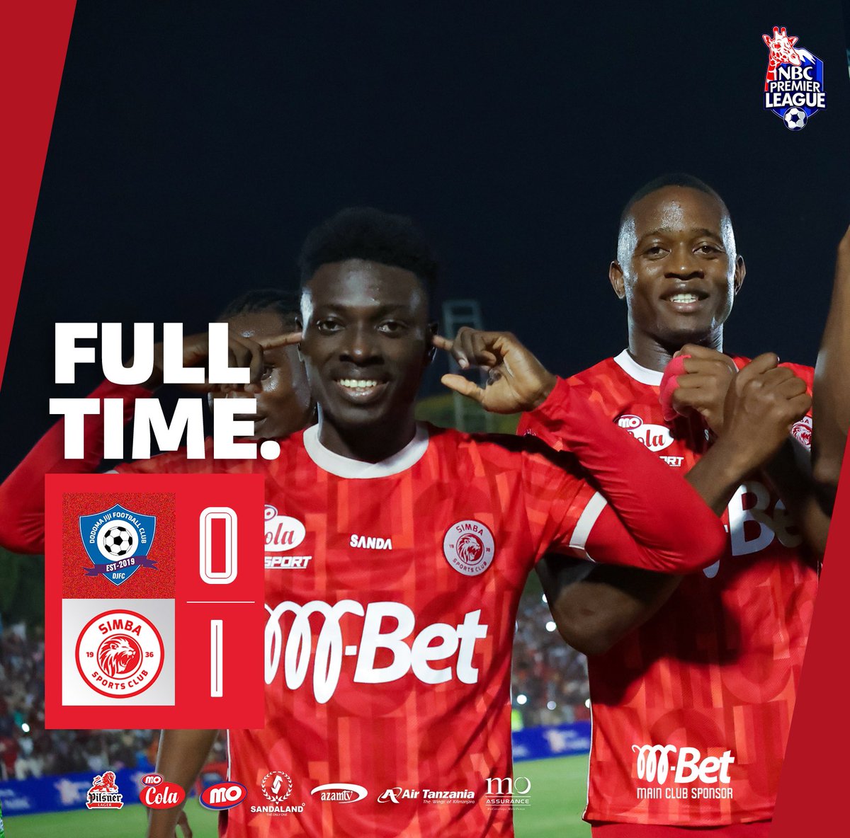 SimbaSCTanzania's tweet photo. Tunaondoka na alama zote tatu. #NBCPremierLeague #WenyeNchi #NguvuMoja https://t.co/xZmqjetYAb