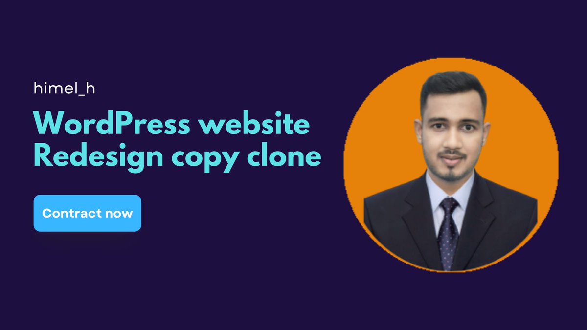 #WordPressDesign 
fiverr.com/s/kL04DmW