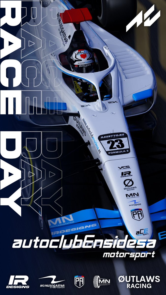 🏁¡ES DÍA DE CARRERAS!🏁

Viajamos hasta las calles nocturnas de Singapur para disputar la tercera carrera del campeonato de F2 de <a href="/Assetto_es/">Assetto.es</a>.

¡Nos vemos a las 21.00h en twitch.tv/assetto_es!  

#WeAreEnsidesa