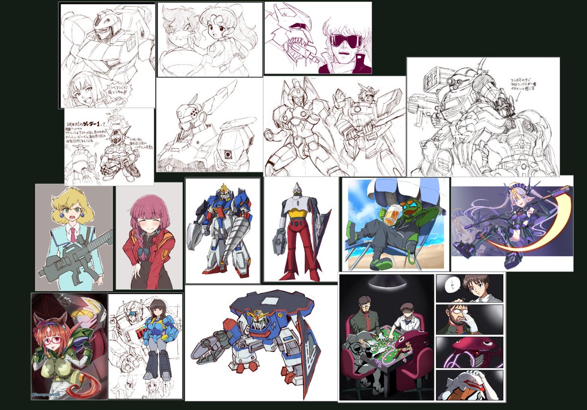 #今月描いた絵を晒そう 